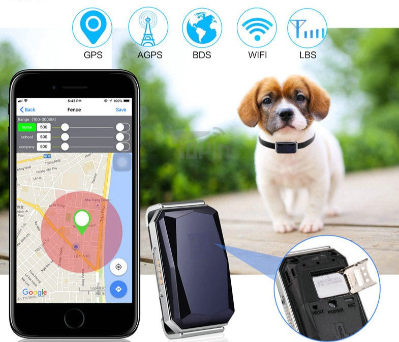 Rastreador GPS Para cães e gatos